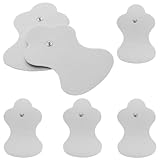 VICASKY Elektroden Pads 5X5 6 Stück Professionelle Massagezubehör Massagebedarf Selbstklebend aus Vliesstoff für Tragbaren Massager im Praktischen