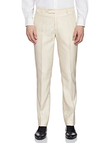 Image of Raymond Rayon Blend Men's Full Sleeve Contemporary FIT Light Fawn Formal Suit