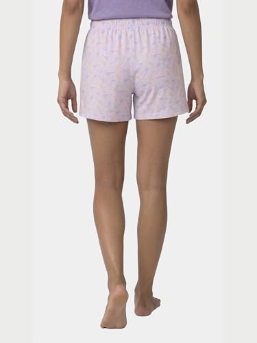 Image of Enamor Drawstring Mid Thigh Length Mid Rise Basic Shorts - Relaxed Fit, Super Soft Cotton - E062