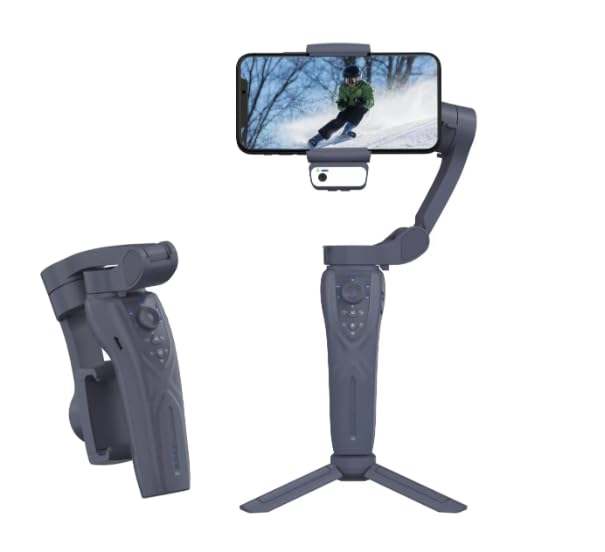 F12 3-Axis Handheld Gimbal Smartphone Stabilizer Cellphone Selfie Stick for  Phone Vlog Anti Shake Video Recording