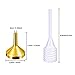 TecUnite 10 Pack Small Metal Funnels with 2 Pack Mini Pipette for Filling Small Mini Bottles or Containers, Atomizers, Perfume, Liquid (Silver and Gold)