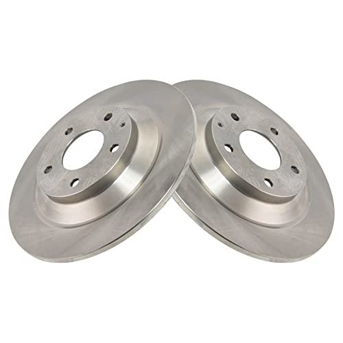 Image of TRQ Rear Ceramic Brake Pad and Rotor Set