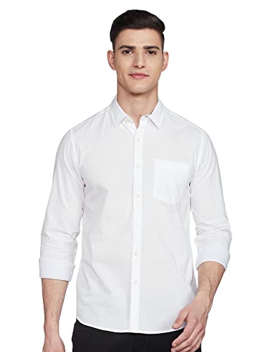 Image of Max Men's Regular Fit Textured Full Sleeves Casual Shirt