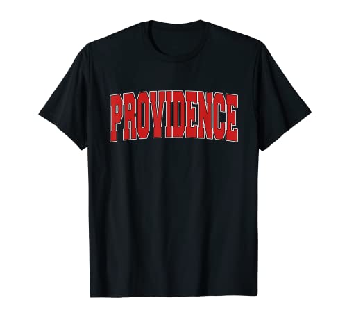 PROVIDENCE RI RHODE ISLAND Varsity Style USA Sport Vintage Maglietta