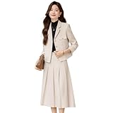 [KOSIKINI] セレモニースーツ セットアップ レディース オフィス カジュアル 女性 卒業式母 30 代 フォーマル 結婚 式 親族 卒業式 レディース セットアップ 秋 冬 女性 礼服 センスのいい喪服30代 結婚式 30代 親族 フォーマル 七五三 親 服装 婦人 春 卒業式 スーツ 母親 40代 体型カバー パーティードレスパンツスタイル stw106-AZ-S