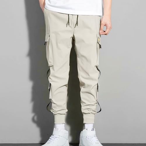 Cargo Pants for Men Fashion Boys Sweatpants Joggers Casual Baggy Travel Pants Outdoor Hiking Work Pant Mulitc-Pocket2