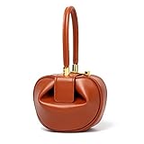 Normia Rita Handbags For Ladies Fashion Retro Genuine Leather Handmade Dumplings Satchel Women Small Shopping Dating Bag
