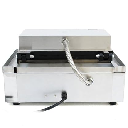 Elektrischer Sandwichmaker Grill Toaster Waffel 1500W 0-5 Minuten Timer für Haushalte und Gewerbe schnelles Aufheizen einstellbare Temperatur Abnehmbarer Griff für Sandwiches Burger – Bild 6