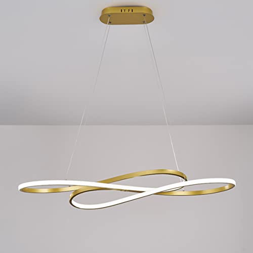 Lámpara de techo LED de 6500K con suspensión regulable y luz blanca moderna 4