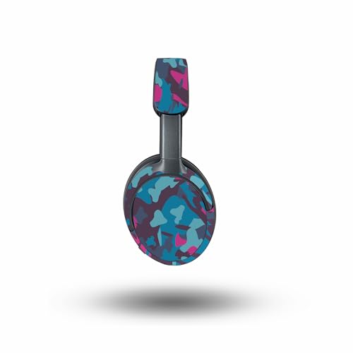 Image of MightySkins Skin Compatible with Bose QuietComfort Ultra - Cool Blue Pink Camo | Protective, Durable, and Unique Vinyl Decal wrap Cover | Easy to Apply