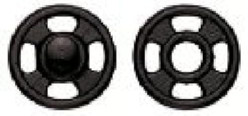 Bottoni a pressione rotondi 7 mm 10 mm nero