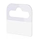 300st Selbstklebende Aufhängelaschen mit Schlitzloch, Selbstklebende Aufhängelaschen Aufhängehaken Transparente Slot Hole Adhesive Hang Tabs für Verkaufsartikel Einzelhandelsdisplay (4,6x4cm)