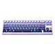 PBT Doubleshot Keycaps 134 Tasten Gradient Purple Backlit OEM Profile Keycaps Full Set Custom Keyboard Key caps für 60% 65% 70% 75% Cherry Gateron MX Switches Mechanische Tastatur