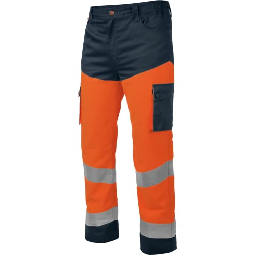 WüRTH MODYF Pantalon de travail haute-visibilité LUMEN orange/marine - Taille S