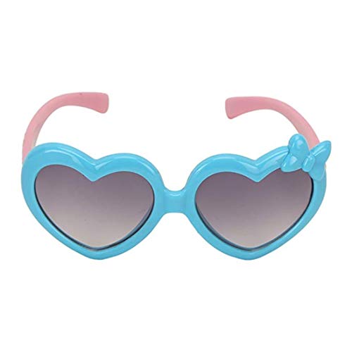 Image of Cartoon cat eye designer Stylish Sunglasses, Cute Anti-Uv Glasses /Googles for kids /Girls /Boy /baby with Free Case (Age 3-10)