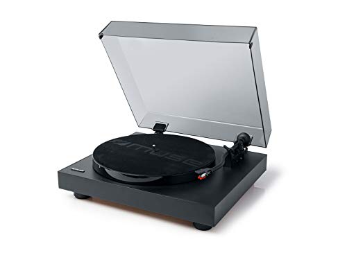 Muse MT-105 B Tourne-Disque avec Fonction d’arrêt Automatique et Adaptateur d’enregistrement 45 TR/Min Noir - Les Beatles, Paul McCartney, John Lennon, RIngo Starr, George Harrison Muse MT-105 B Tourne-Disque avec Fonction d'arrêt Automatique et Adaptateur d'enregistrement 45 TR/Min Noir