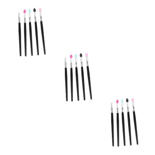 Didiseaon 3sets Eye Makeup Sponge Applicator Professional Eye Shadow Brush Makeup Brush for Women Beauty Tool 5pcs*3