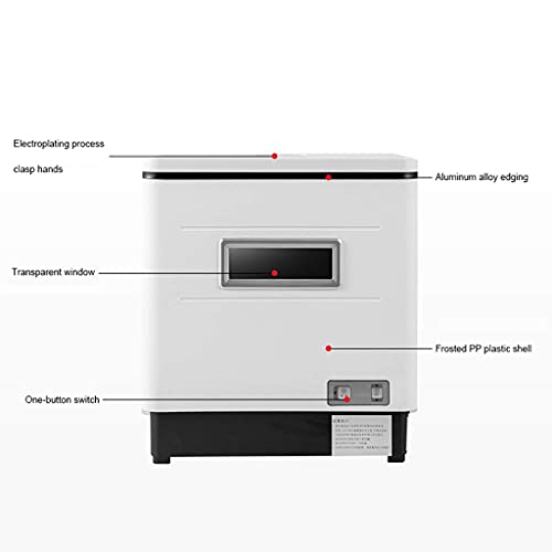 Kleine Vaatwasser, Automatische Huishoudelijke Slimme Vaatwasser, Energiezuinig Ontwerp, Laag Geluidsniveau, Geen… - Image 7