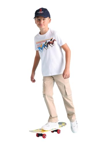 Image of U.S. POLO ASSN. Kids Regular fit Boys Cotton Trousers