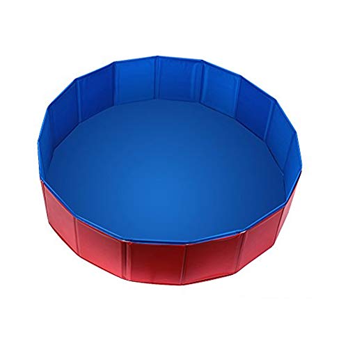 Rrunzfon Folding Pool Dog Portable Bathroom Cat Dog 80 * 20Cm