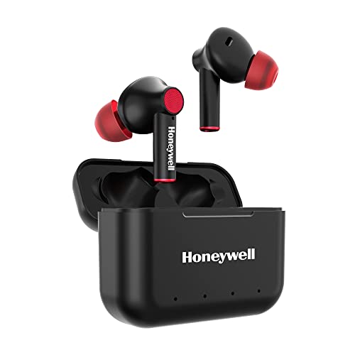 Image of Honeywell Moxie V1000 Truly Wireless Earbuds, Bluetooth V5.0, 2 hrs uninterrupted Music with 10 mins of Charge, Dynamic 10mm*2 Drivers, 200mAh Battery, IPX4 Water Resistance, Voice Assistant Enabled