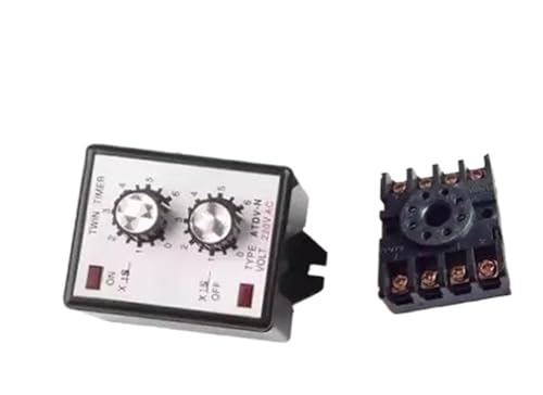 Minuterie réglable ATDV-N pour automatisme d'arrosage et cycles de pompage 220V