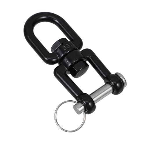 SOPOTUTU Anello Rotante in Acciaio Per Altalene e Amache Gancio Per Catene Corda e Yoga Accessorio Sospensione Sicuro e Groviglio