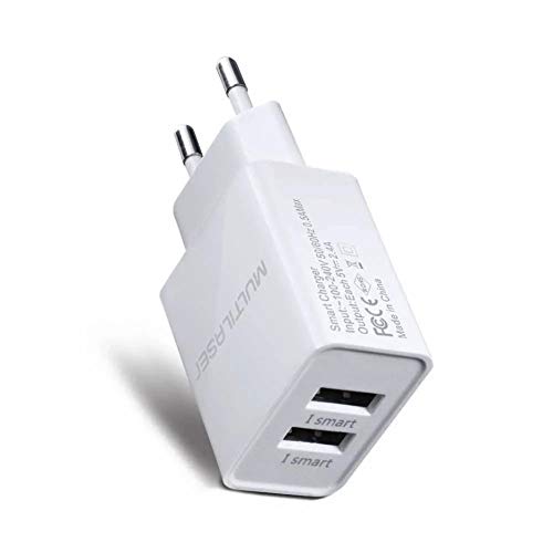 Multilaser Carregador De Parede Concept 2 Portas Usb I-Smart Branco - Cb118
