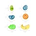 harayaa Rock Climbing Wall Holds Climbing,Support Training Equipment Climbing Grips Set Climbing Stones Toys for Playground Backyard