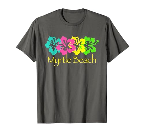 Myrtle Beach Tropical Beach Design/Myrtle Beach Surf T-Shirt