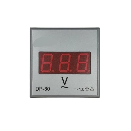 Ampèremètre affichage numérique DP-80 voltmètre indicateur de tension AC 500V 80x80mm