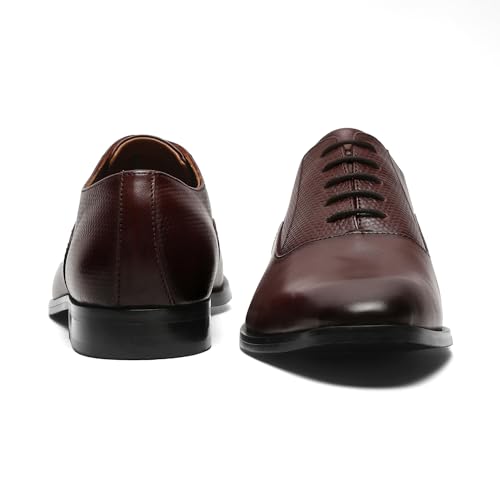 Image of LOUIS STITCH Men's Derby Formal Shoes| Handmade Italian Leather Shoes for Men (LSEUPLDY)