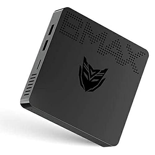 Mini PC 6GB DDR4 64GB eMMC Windows 10 Pro Intel Celeron N3350 Ordenador de sobremesa sin ventilador 2.4G+5G Dual Band WLAN, soporte de 2 puertos HDMI/VGA, 4K HD...