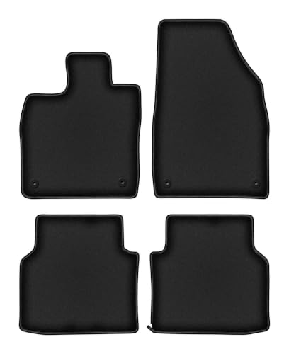 Tapis de sol Cupra Born en velours premium Durban noir haute densité 4 pièces