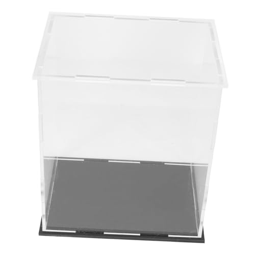 ORFOFE Caja de Almacenamiento Acrílica Transparente Exhibidor Desmontable para Muñecos y Figuras Organizador Apilable Polvo para Colecciones Hogar y Tienda