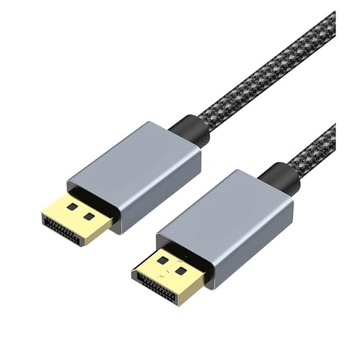 MOSHOU DisplayPort 2.1 R[h DP fBXvC|[g P[u 80Gbps 16K@60Hz 8K@60Hz FreeSync G-Sync HDR10 Q[~Oj^[p(DP 2.1 Alloy,1m)