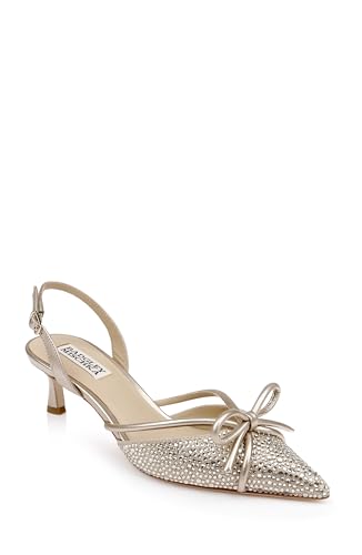 Image of Badgley Mischka Women's Angelina Slingback Kitten Heels