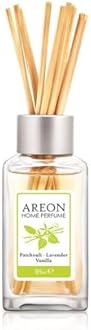 Areon Home Luxury Perfume Reed Diffuser Spring Bouquet + 10 Rattan Reeds 85ml