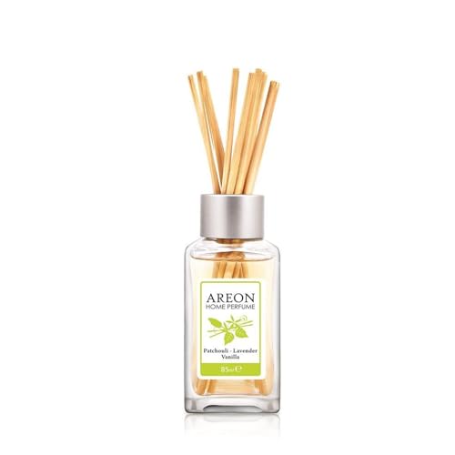 Areon Home Luxury Perfume Reed Diffuser Spring Bouquet + 10 Rattan Reeds 85ml