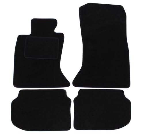 Tapis de sol en velours pour BMW Série 5 F10 F11 J&J AUTOMOTIVE noirs