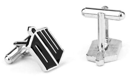 Gemelli a Tardis smaltati di nero, design Marvel