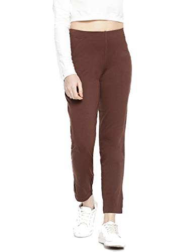 Image of Dollar Missy Women's Chino Slim Pants- Brown (8902889431819 MMCC-525-PO1-44- Brown XL)