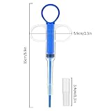 YAZANY Pet Pill Popper, Pet Pill Dispenser Cat Pill Popper Cat Tablet Dispenser, Medicine Shooter Feeder Pill Plunger Popper Soft Tip Tablet Syringe Pusher Animal Medicine Feeder for Small Cats Dogs - Image 2