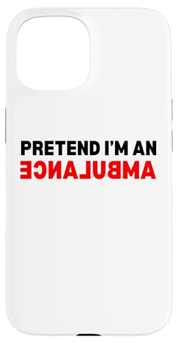 Coque pour iPhone 15 Pretend I'M An Ambulance Costume d'Halloween amusant Rouge