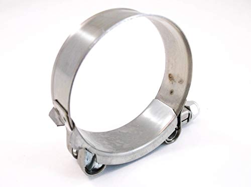 5X Premium 304 Stainless Steel T-Bolt Turbo Silicone Hose Clamp 2 Inches 53-59Mm #TOP5
