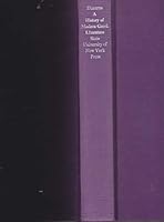 A History of Modern Greek Literature 0873952308 Book Cover