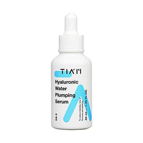 TIAM Hyaluronic Water Plumping Serum, Hyaluronic Acid (6 different types) Serum, 1.35 Oz.