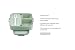 Mepal - Bento Lunchbox Take A Break Midi - Brotdose mit Bento-Box - Meal Prep Box für Sandwiches, Kleine Snacks & Reste - Snack & Mittagessen - Essensbox mit Fächern - 900 ml - Nordic Sage