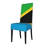 Dimensions : notre housse de chaise de salle à manger amovible a une hauteur de dossier de 45,7 à 55,9 cm, une longueur d'assise de 35,6 à 45,7 cm et une largeur d'assise de 38,1 à 50,8 cm.