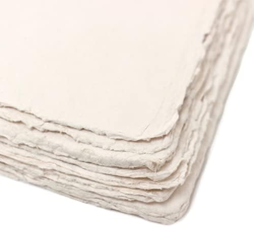 Artway Indigo Handmade 100% Cotton-Rag Paper Packs - 500gsm mid Texture: A4, White (2303391)